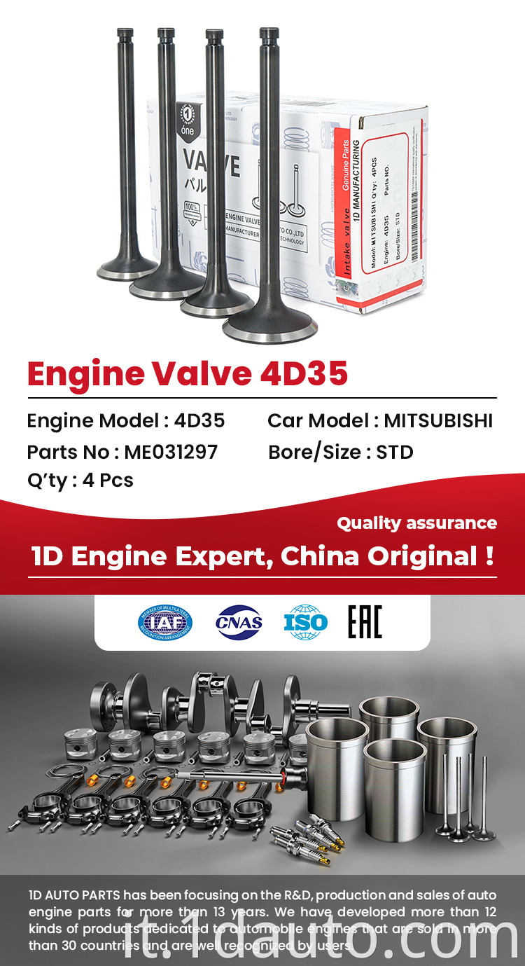 MITSUBISHI 4D35 Engine Valves 